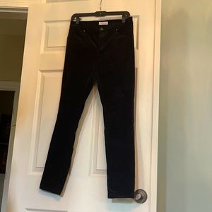 Loft Black Velvet Jeans